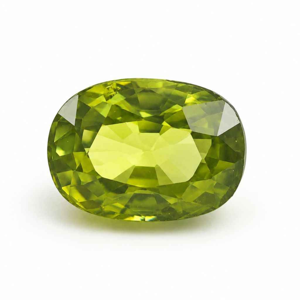 1.19 Carat Unheated Oval-Cut Green Sapphire – Natural Thai Green Sapphire