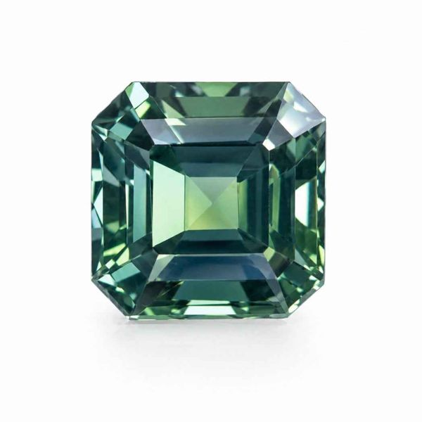 Unheated Blue Green Loose Sapphire: Stunning 1.25 Carat Ocean Mist Gemstone