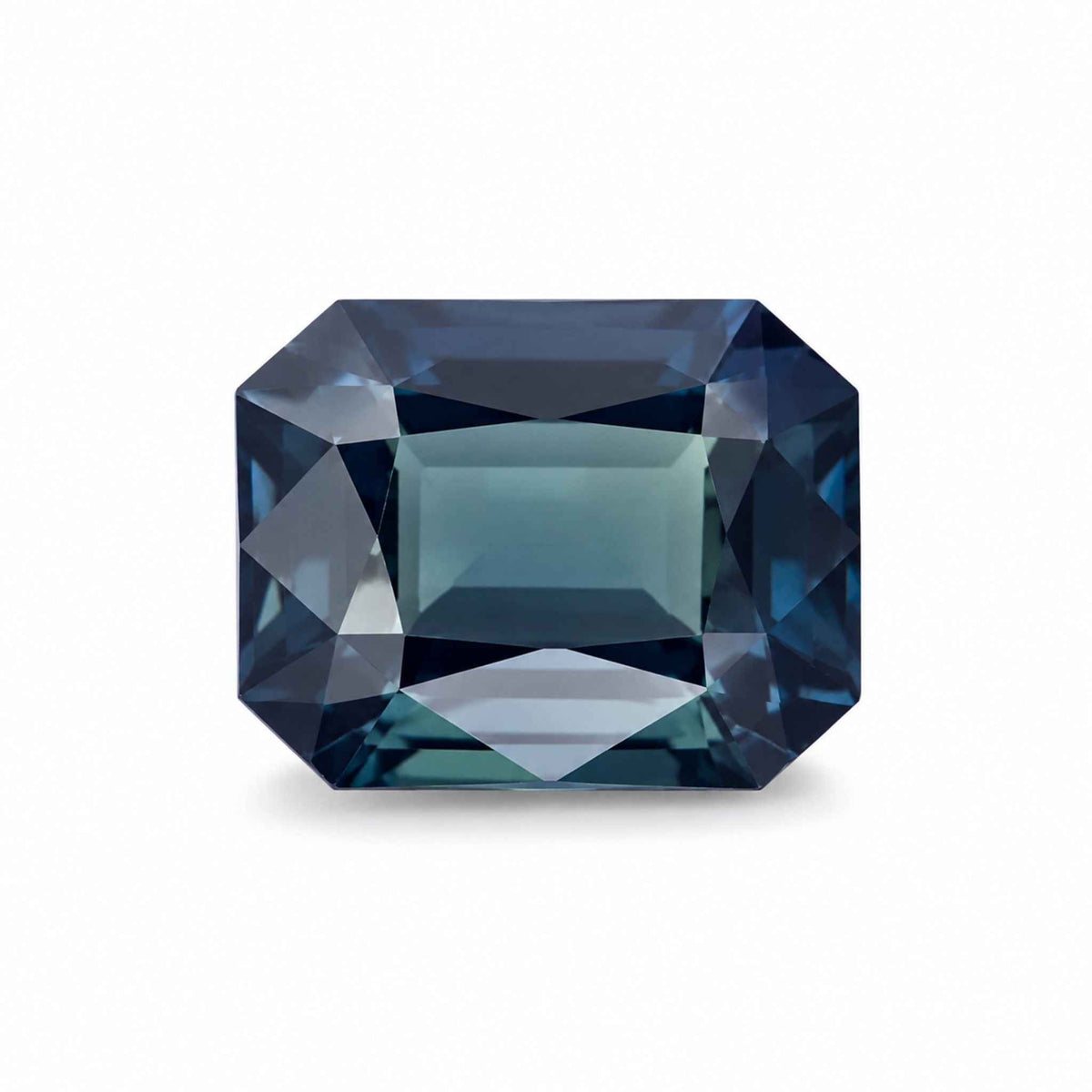 Stunning 2.12 Carat Blue Green Unheated Certified Sapphire - Loose Gemstone
