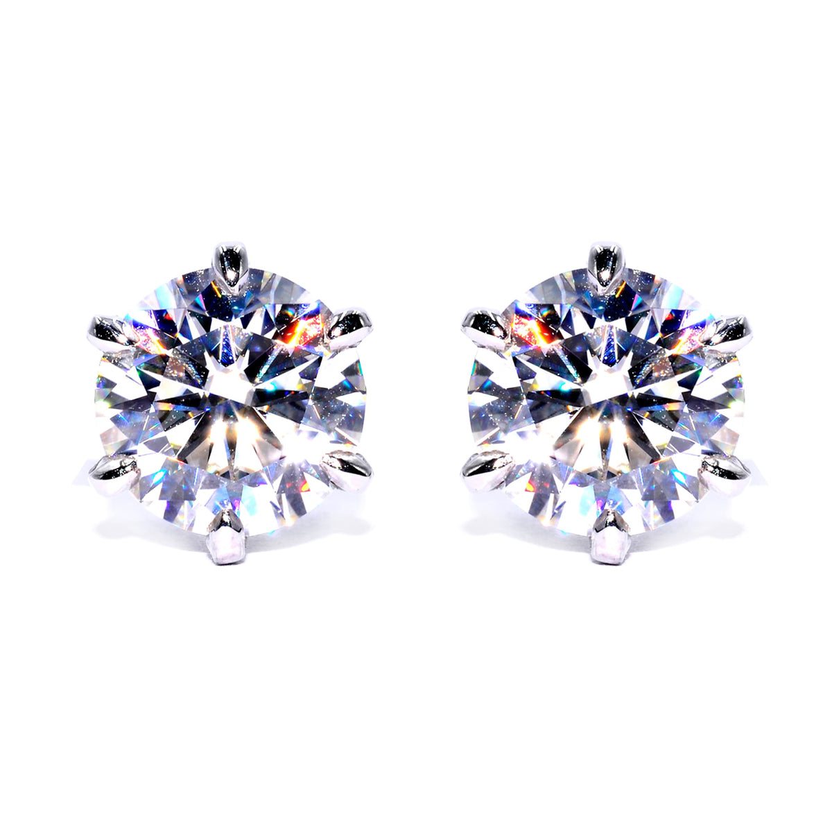 Stud Moissanite Earrings – Elegant Brilliance for Every Occasion