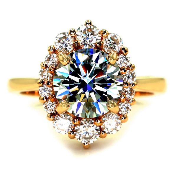 Vintage Moissanite Ring The Orion Ring for Timeless Elegance