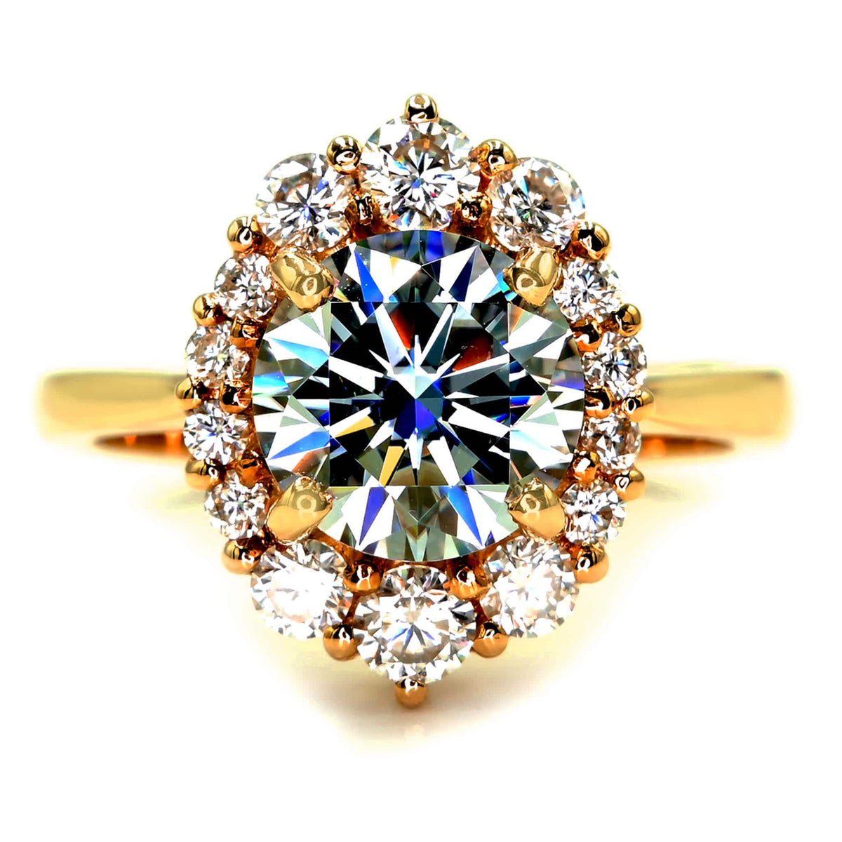 Vintage Moissanite Ring The Orion Ring for Timeless Elegance
